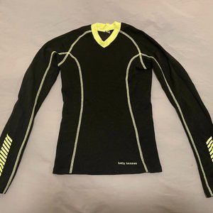 Helly Hansen Warm Freeze Long Sleeve V-Neck Base Layer, Black